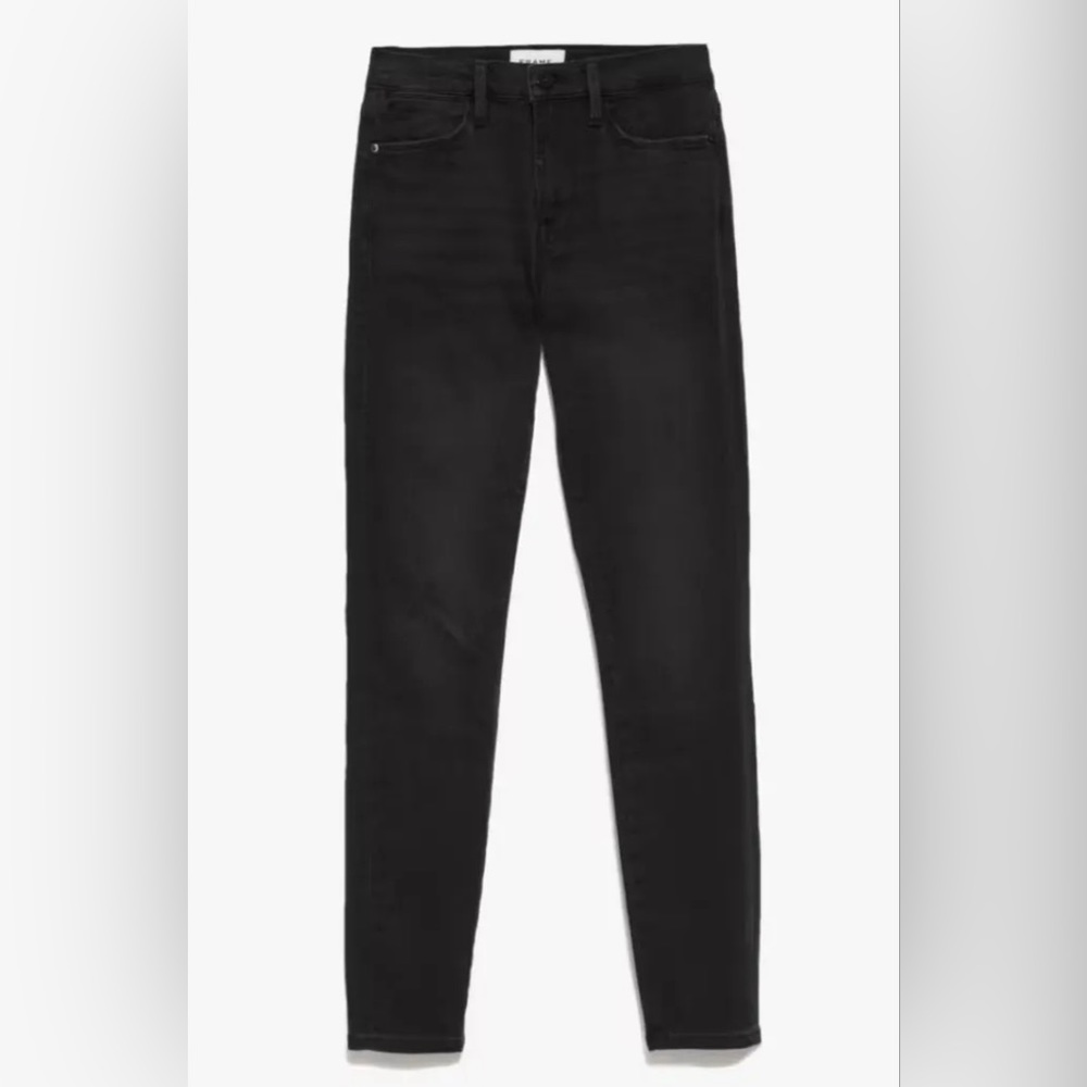 FRAME Le Skinny de Jeanne Noir Coated